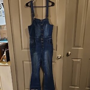 Wax Jean Blue Denim Overalls